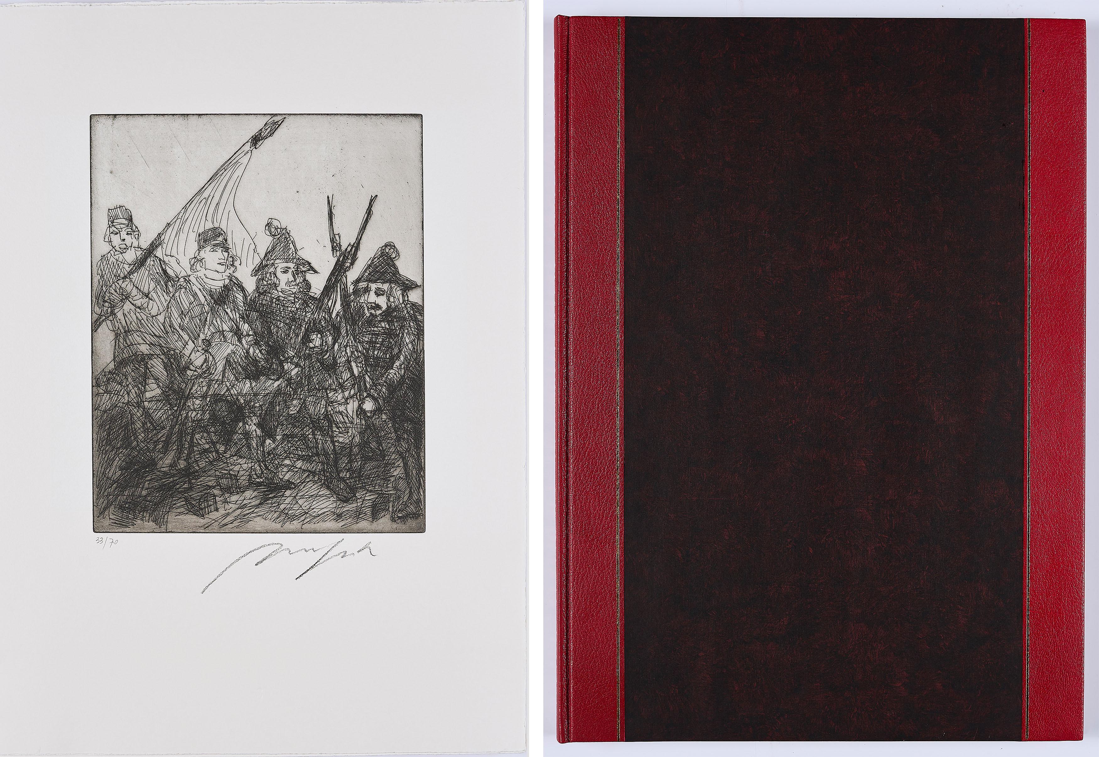 Alfred Hrdlicka - Mappenwerk zur Revolution 1848.