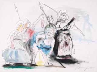 Alfred Hrdlicka - Ohne Titel.