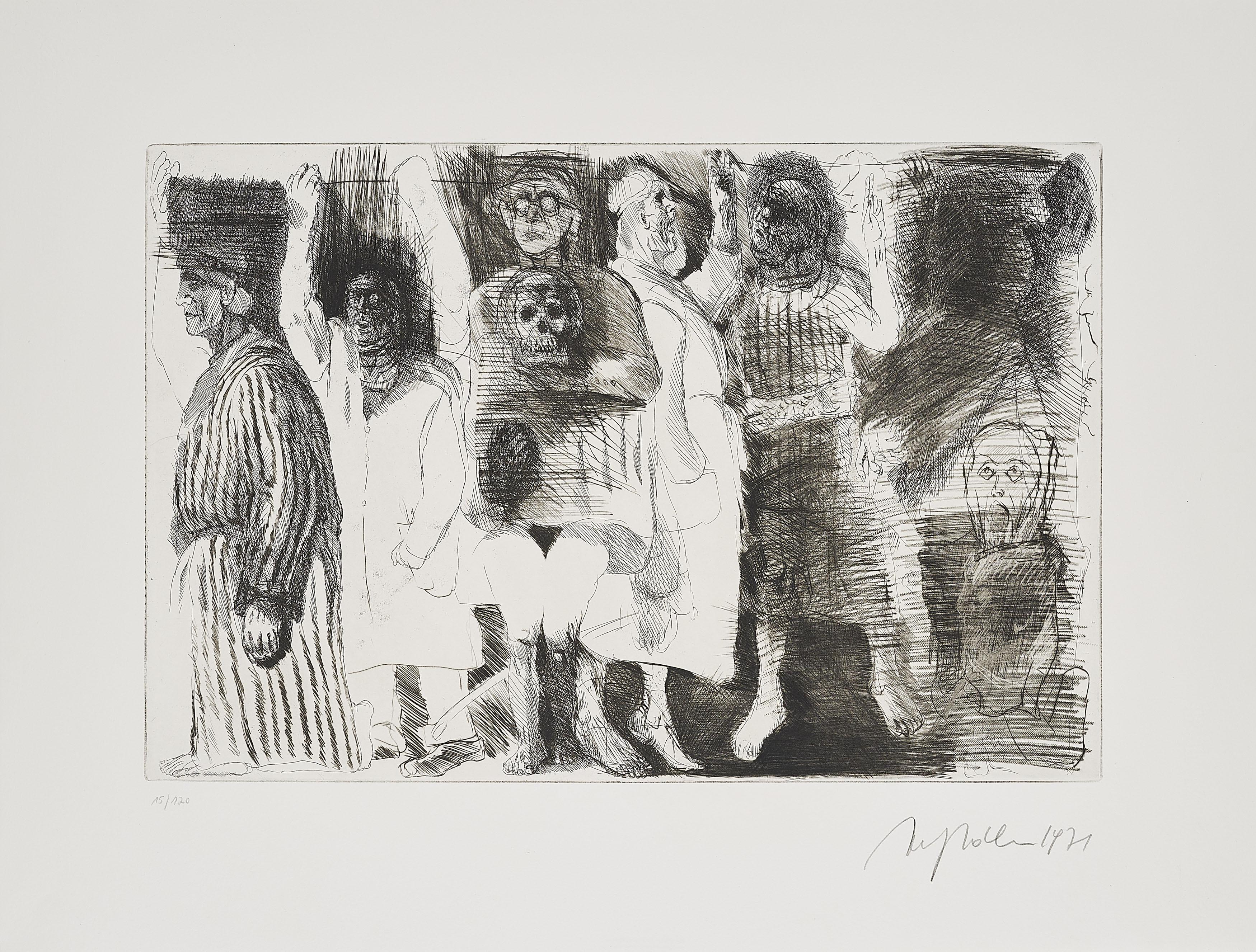 Alfred Hrdlicka - Ohne Titel.