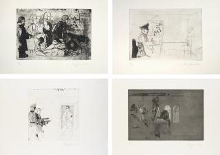 Alfred Hrdlicka - Wie ein Totentanz - 53 Radierungen zum 20. Juni, Propyläen, Ullstein Verlag, Frankfurt M., Berlin, Wien, 1974