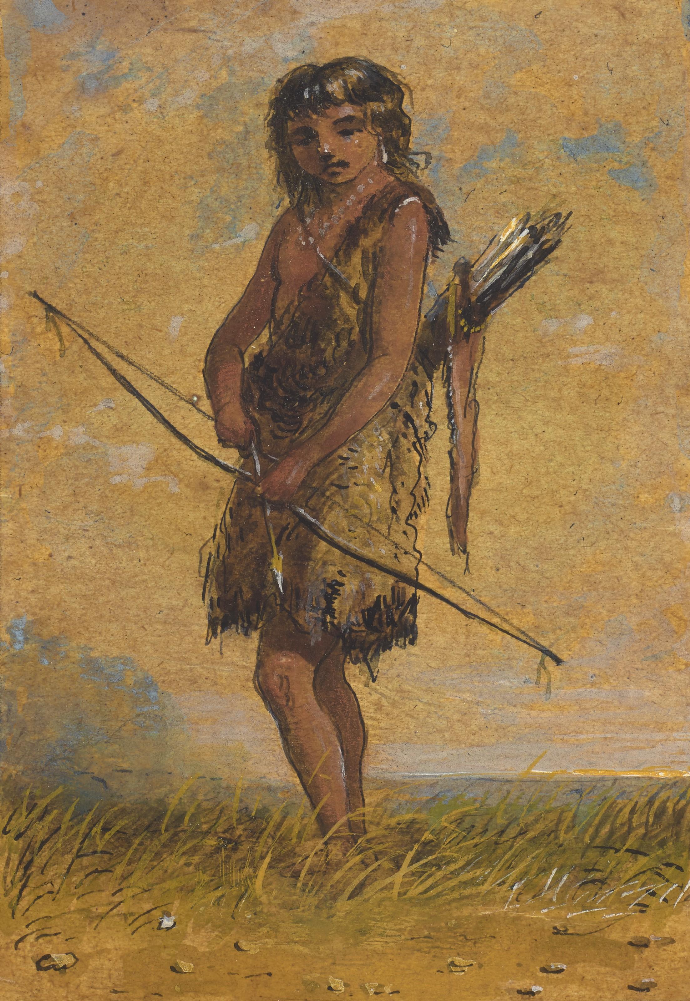 Alfred Jacob Miller - Indian Boy