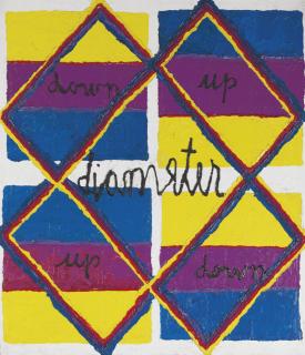 Alfred Jensen - Interlacing Colors II