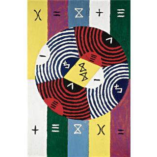 Alfred Jensen - The Positive Sure Draws The Negative