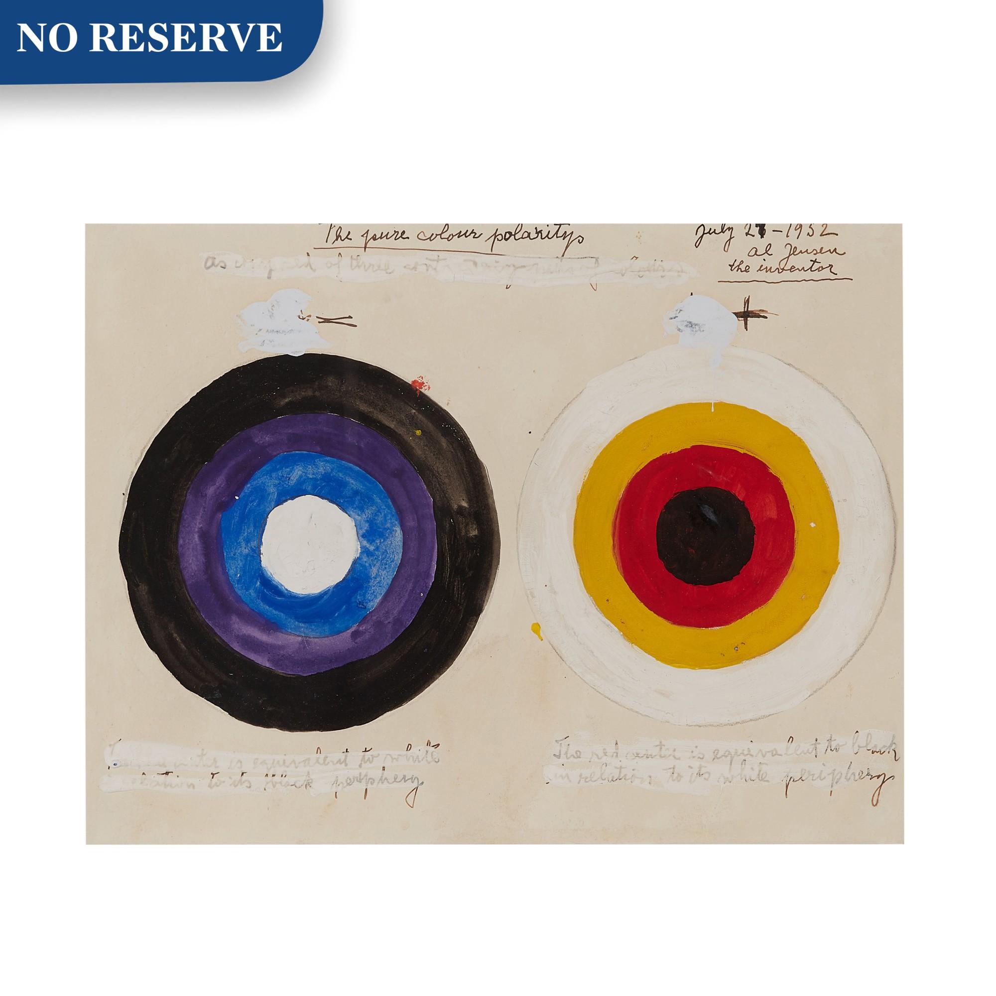 Alfred Jensen - The Pure Colour Polarity [Double-sided work]