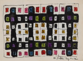 Alfred Jensen - Untitled (August 10)