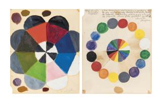 Alfred Jensen - Untitled (The Atmospheric Variants in the Colour Hues)