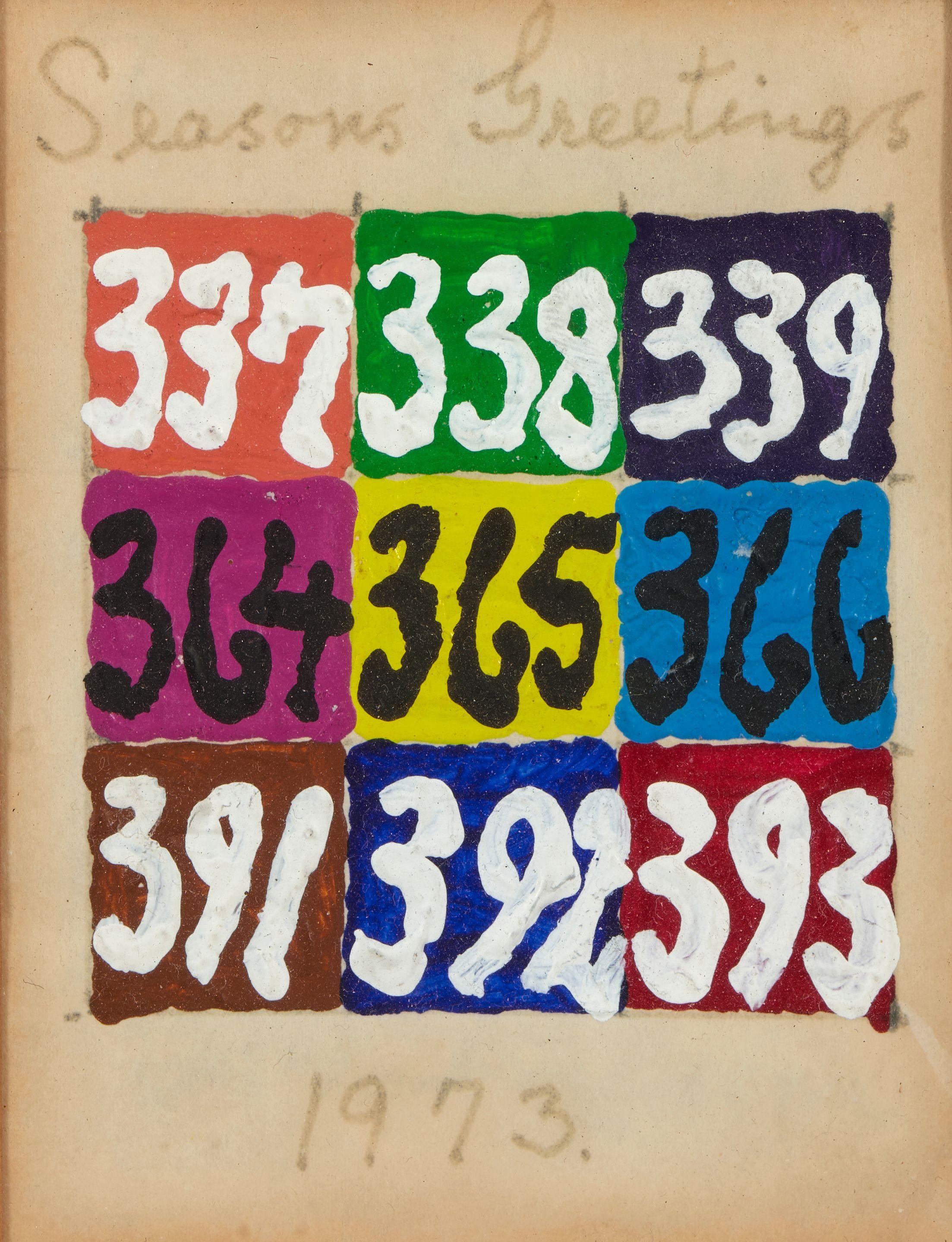 Alfred Jensen - Untitled