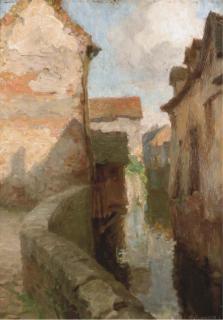 Alfred Jonniaux - Vue d\'Amiens