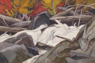 Alfred Joseph Casson - Below Ragged Falls, Oxtongue River