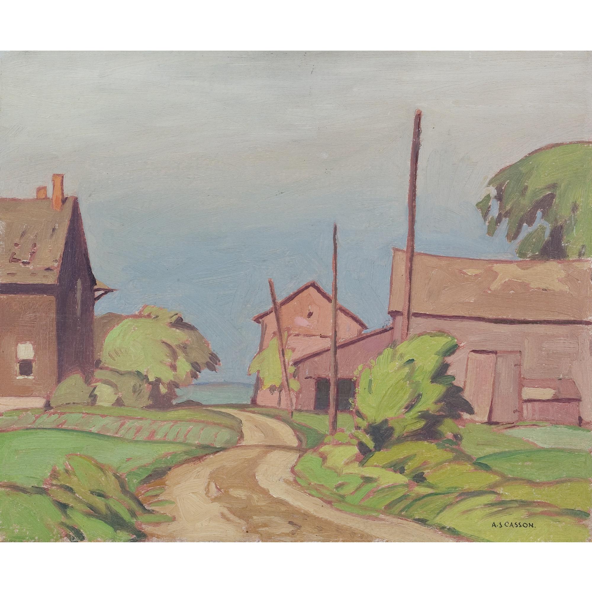 Alfred Joseph Casson - Farm On Bayview Avenue