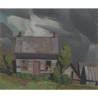 Alfred Joseph Casson - Log Cabin - Redmond Bay - Lake Baptiste