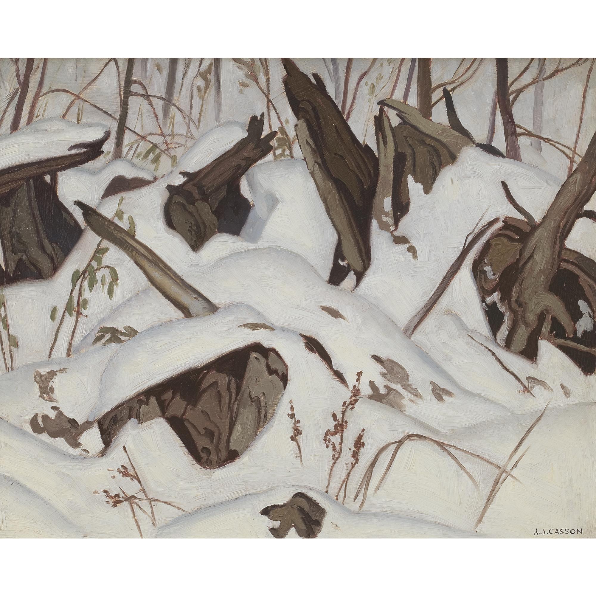 Alfred Joseph Casson - Stumps And Snow
