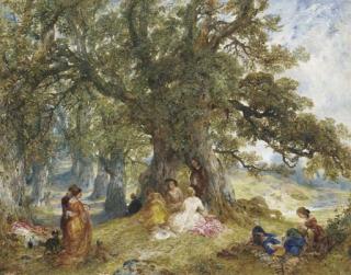 Alfred Joseph Woolmer, R.A. - fête champêtre