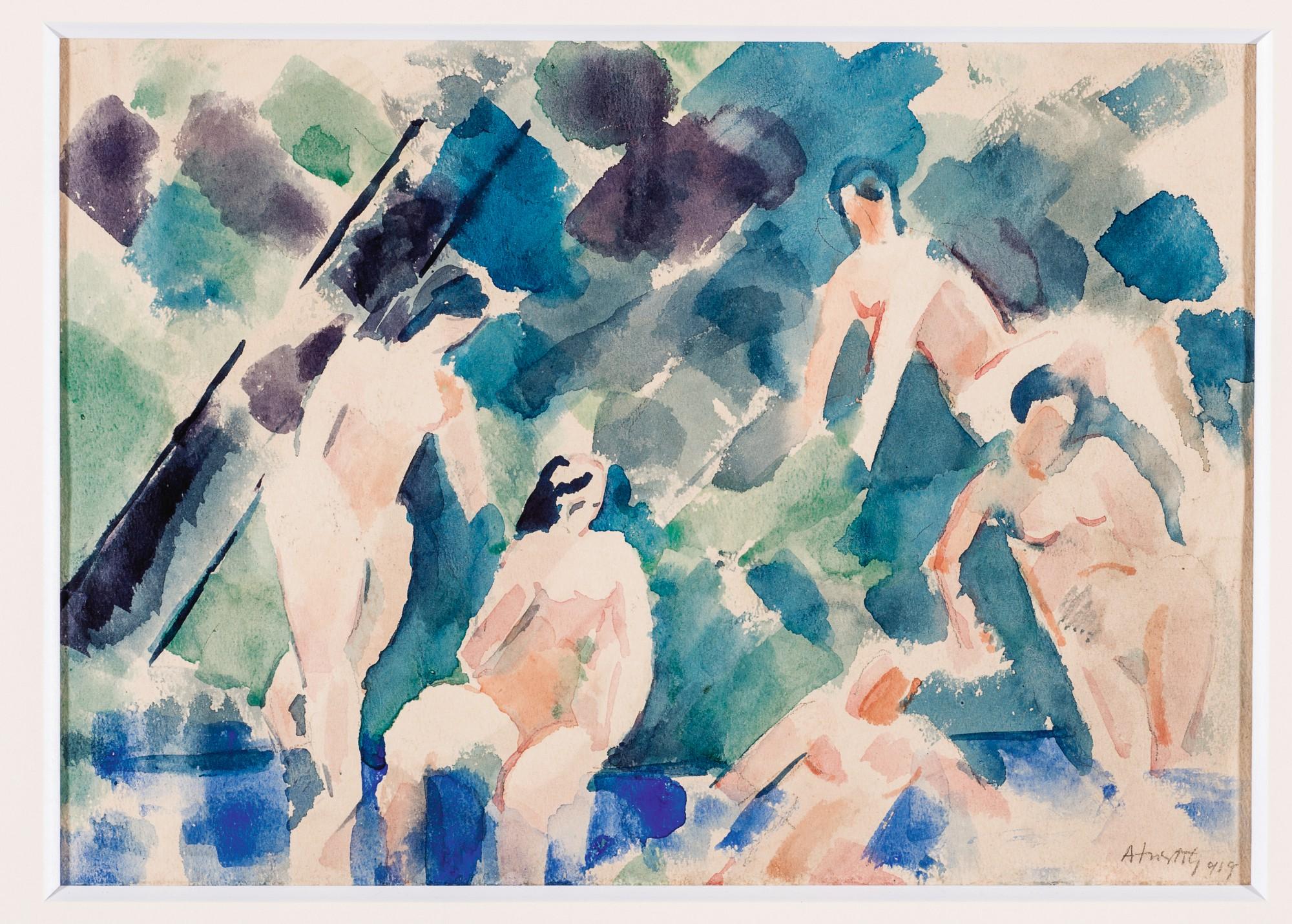 Alfréd Justitz - Bathers