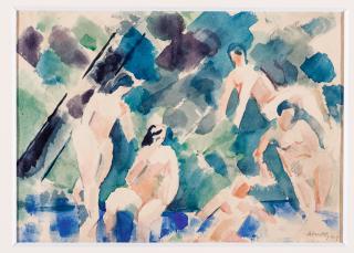 Alfréd Justitz - Bathers