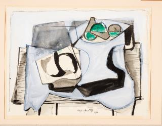 Alfréd Justitz - Still Life With Fruit