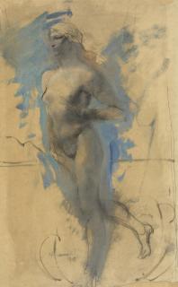 Alfred Kingsley Lawrence - Study of a female nude