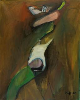 Alfred Kornberger - Frau mit weißem Trikot.