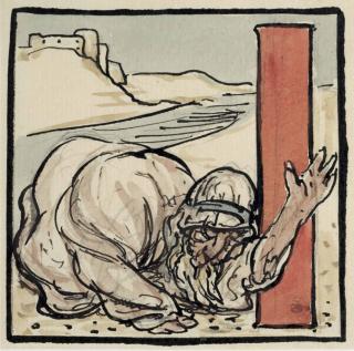 Alfred Kubin - Buchstabe I, Prophet Daniel