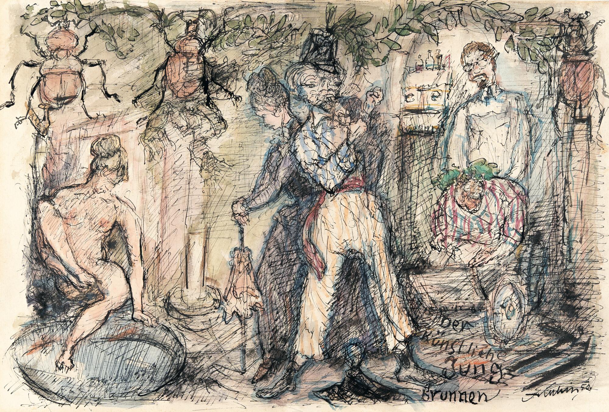 Alfred Kubin - „Der Künstliche Jungbrunnen“