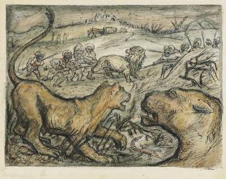 Alfred Kubin - Die Löwenjagd