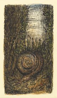 Alfred Kubin - Kopffüßler (Nautilus) auf Meeresgrund