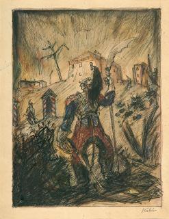 Alfred Kubin - „Republikanische Garde“.
