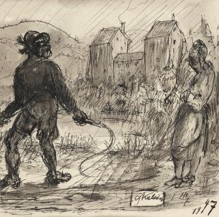 Alfred Kubin - „Schloss Goldegg i.P. (im Pongau)“