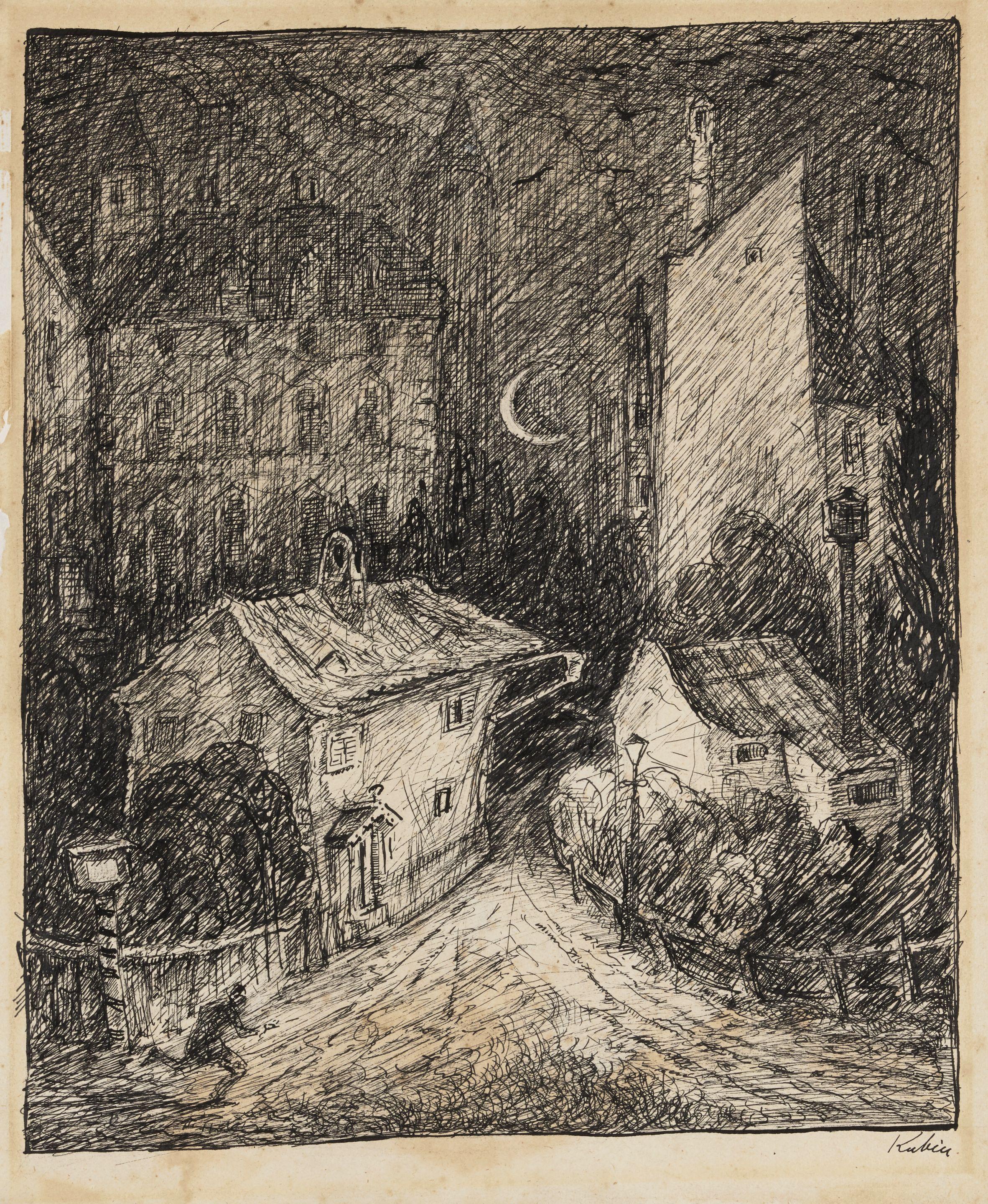 Alfred Kubin - Schwabing Nachtbild