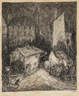 Alfred Kubin - Schwabing Nachtbild