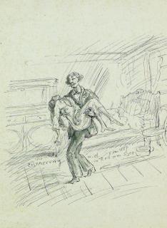 Alfred Kubin - Sterben der Mutter