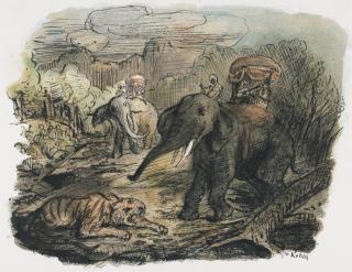 Alfred Kubin - Tigerjagd (Tiger Hunt)