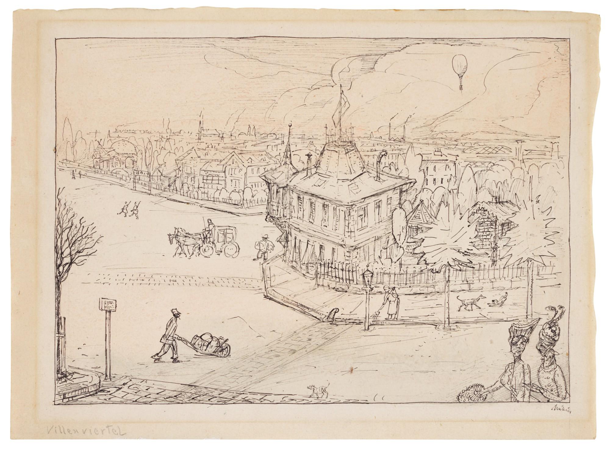 Alfred Kubin - Villenviertel (Villa Quarter)