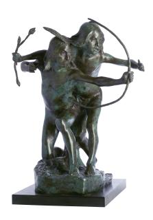 Alfred Laliberté - Jeunes Indiens Chassant