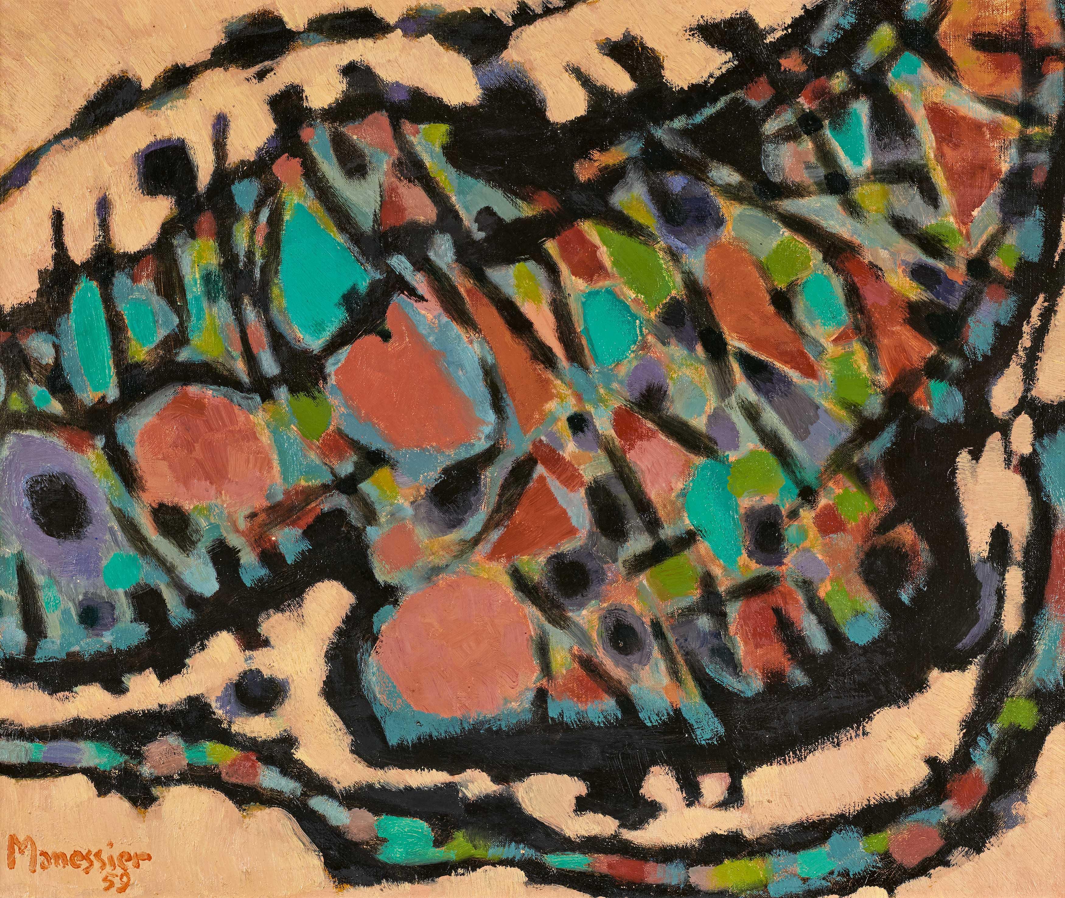 Alfred Manessier - La Colline de Régusse.