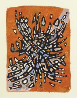 Alfred Manessier - Saint Jean de la Croix, Les Cantiques spirituels, Les Sept, Paris, 1958