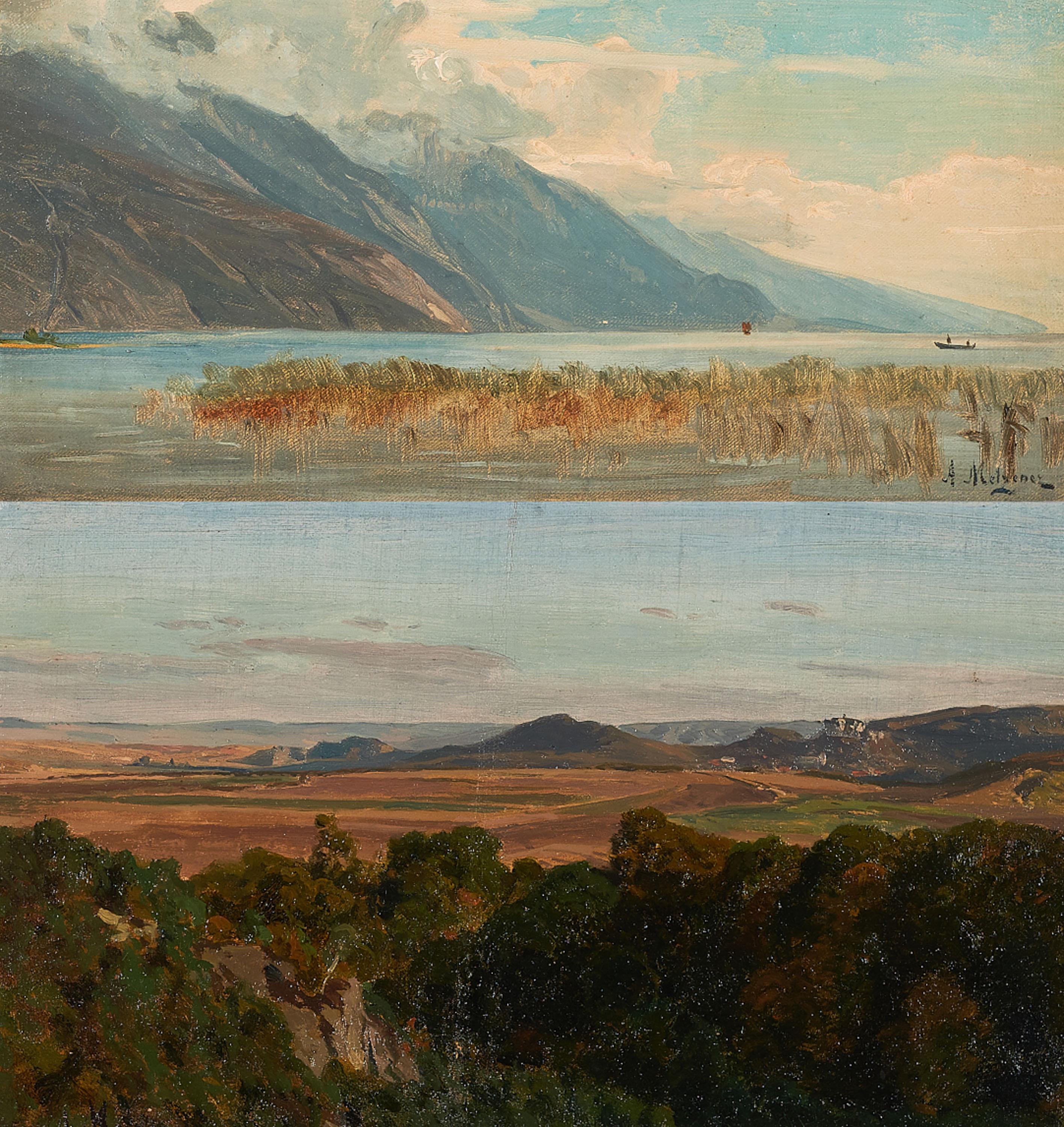 Alfred Metzener - 2 Ölstudien: \