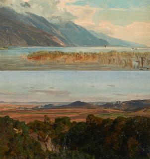 Alfred Metzener - 2 Ölstudien: \