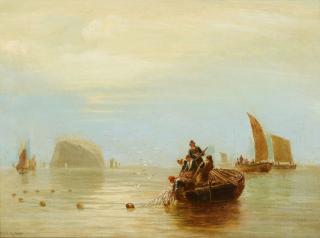 Alfred Montague - Fisherman hauling in their catch