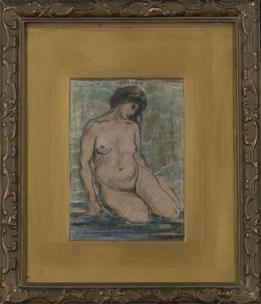 Alfred Partikel - Study of a nude