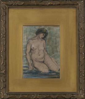 Alfred Partikel - Study of a nude