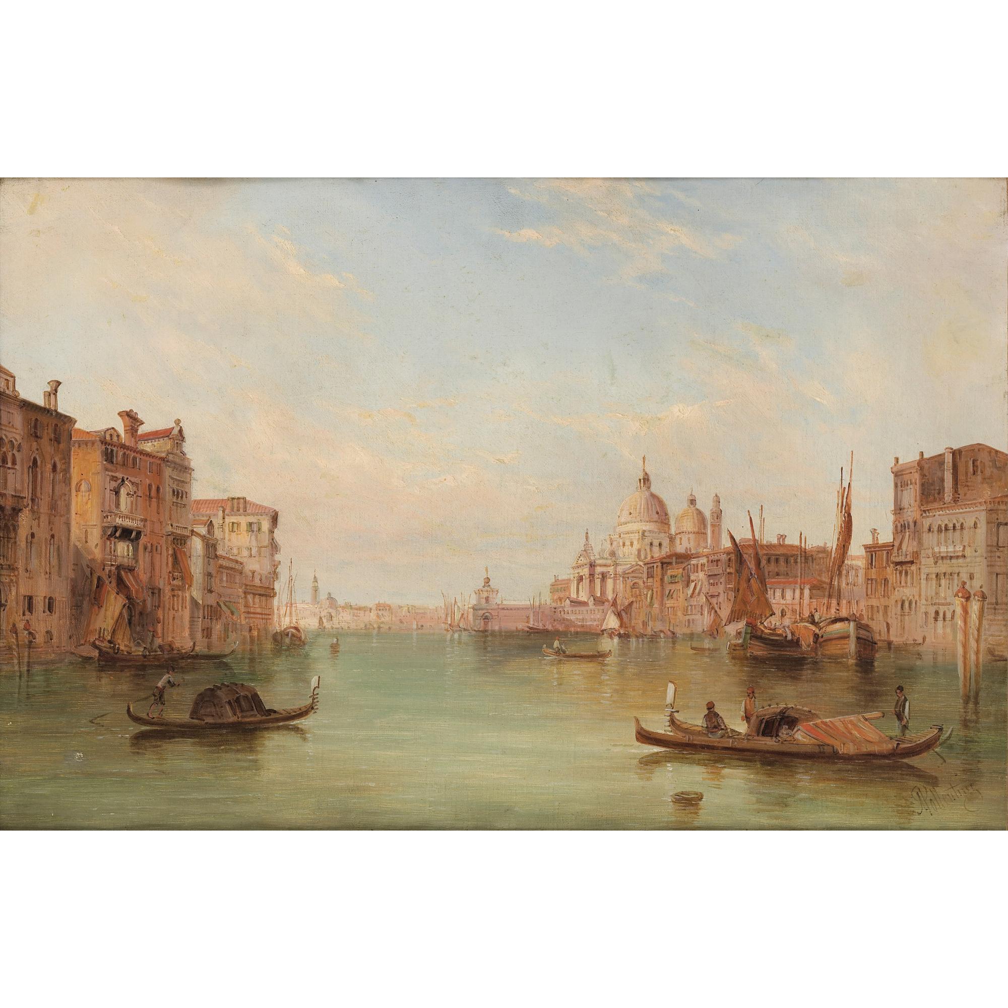 Alfred Pollentine - Le Grand Canal À Venise