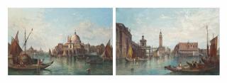 Alfred Pollentine - Santa Maria Della Salute; And The Doge\'S Palace
