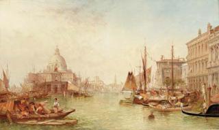 Alfred Pollentine - The Dogana, Venice