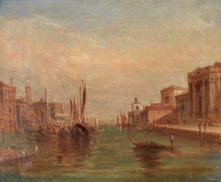 Alfred Pollentine - \'The Grand Canal, Venice\'; \'Santa Maria Della Salute, Venice\', A Pair Each 25.4 X 30.5Cm (10 X 12In). (2)