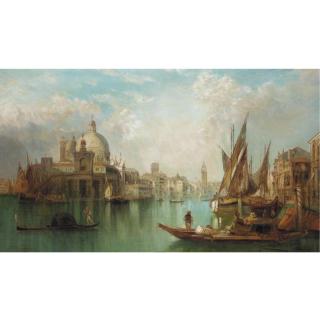 Alfred Pollentine - The Grand Canal, Venice