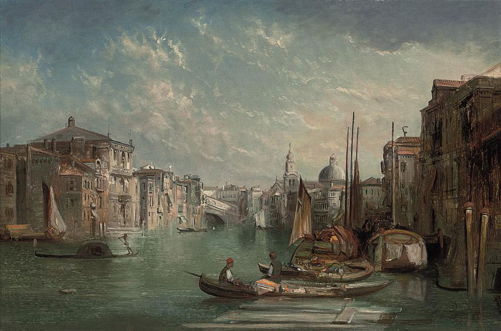 Alfred Pollentine - The Grand Canal, Venice