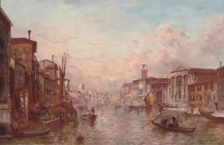 Alfred Pollentine - The Grand Canal, Venice