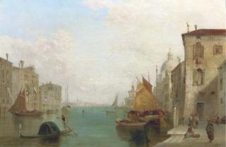 Alfred Pollentine - The Grand Canal, Venice