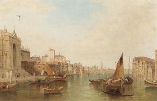 Alfred Pollentine - The Grand Canal, Venice
